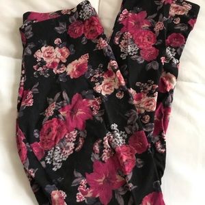 Floral leggings